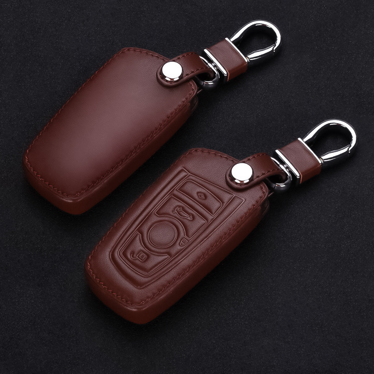 Leather key cover suitable for BMW keys B4, B5