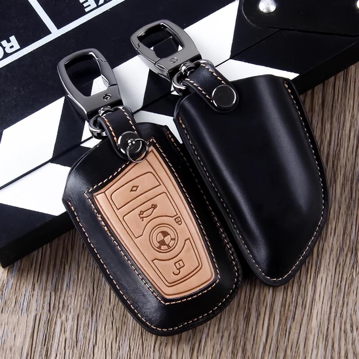 Premium leather key cover suitable for BMW key LEK12-B4