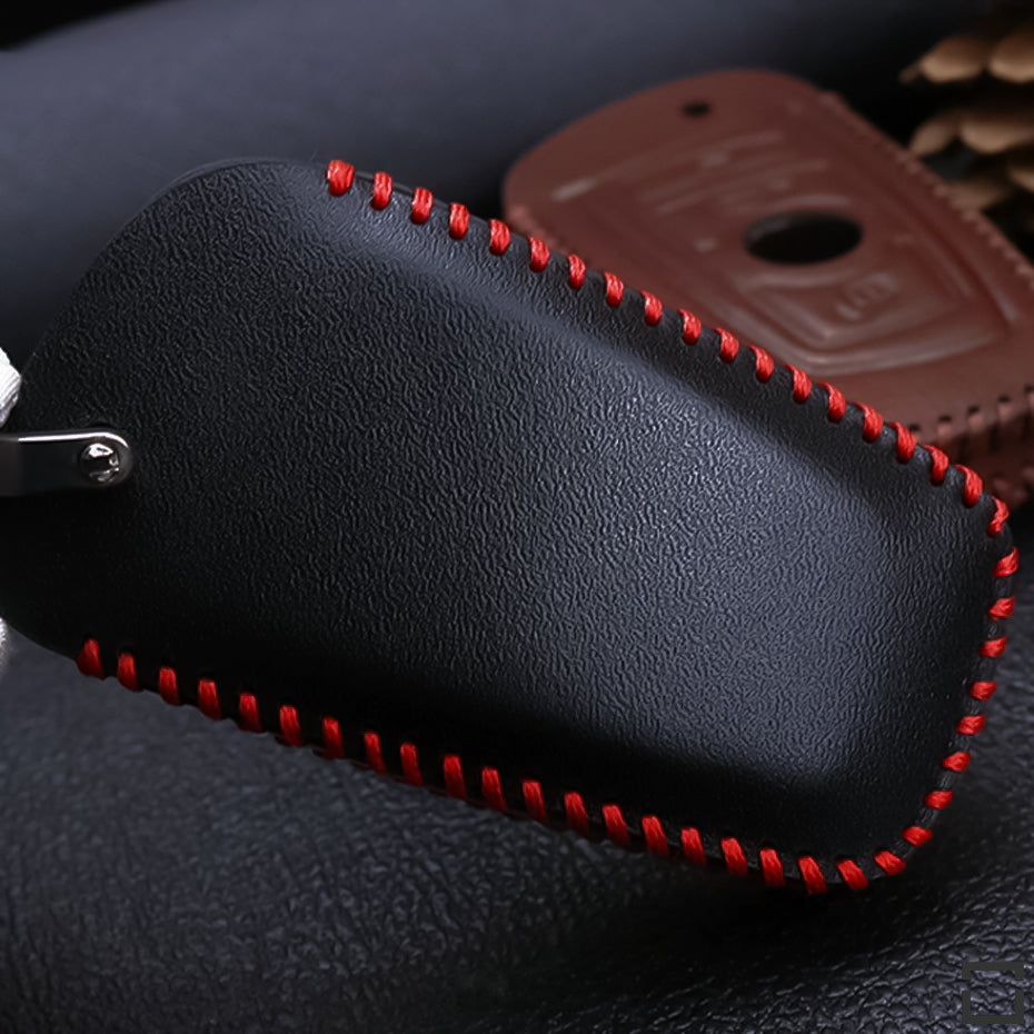 Leather key cover suitable for BMW keys B4, B5