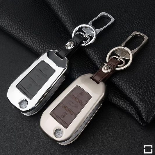 Aluminum hard shell key case suitable for Citroen, Peugeot car key HEK2-P3