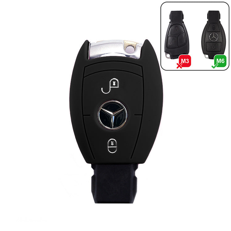 Silicone protective case / cover suitable for Mercedes-Benz car key M6