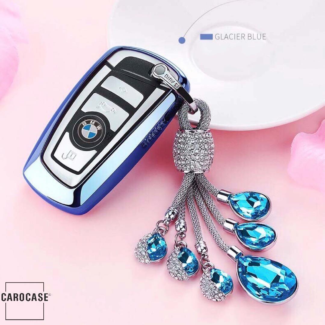 Glossy silicone protective case / cover suitable for BMW car keys B4, B5