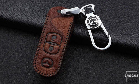 RUSTY leather key cover suitable for Mazda key LEK13-MZ1