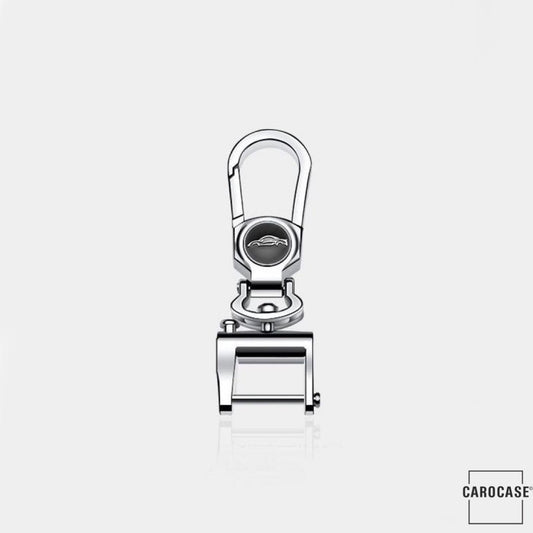 Carocase key ring carabiner - silver