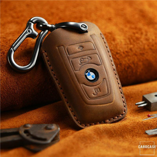 PREMIO leather key cover suitable for BMW key LEK33-B4, B5