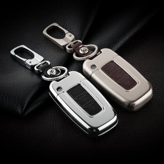 Aluminum hard shell key case suitable for Hyundai car key HEK2-D3