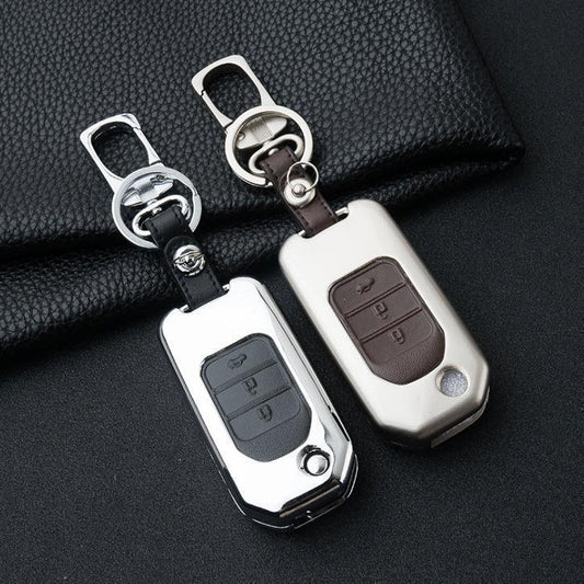 Aluminum hard shell key case suitable for Honda car key HEK2-H10