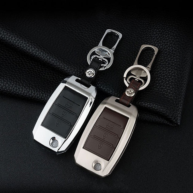 Aluminum hard shell key case suitable for Kia car key HEK2-K3