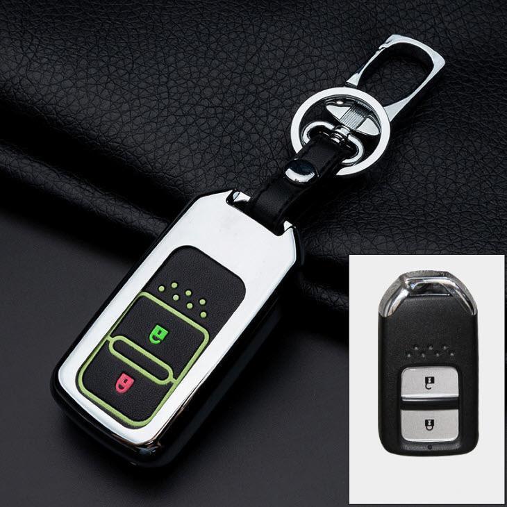 Aluminum hard shell key cover suitable for Honda car keys with light function HEK17-H11