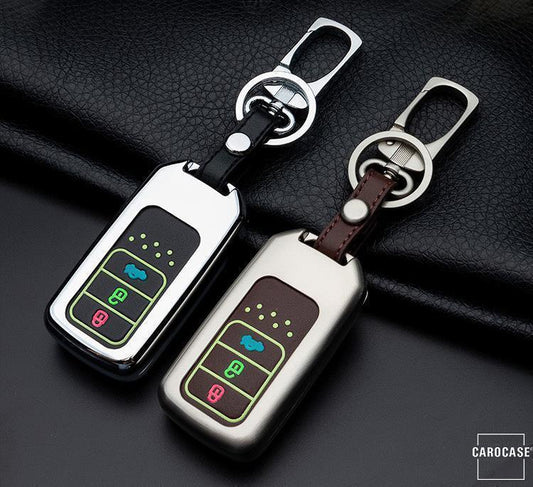 Aluminum hard shell key cover suitable for Honda car keys with light function HEK17-H12