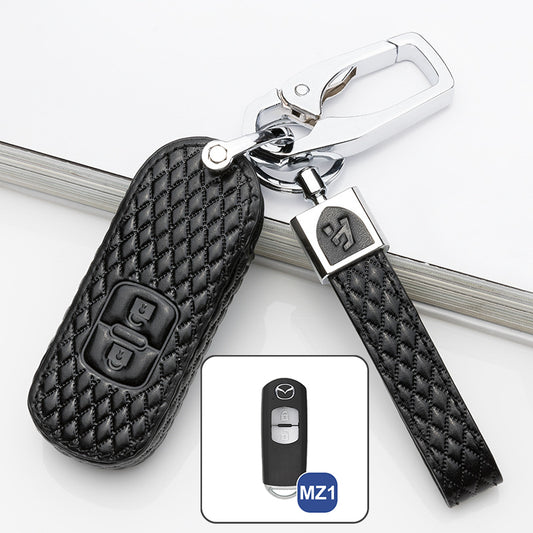 BLACK-ROSE leather key cover for Mazda key LEK4-MZ1