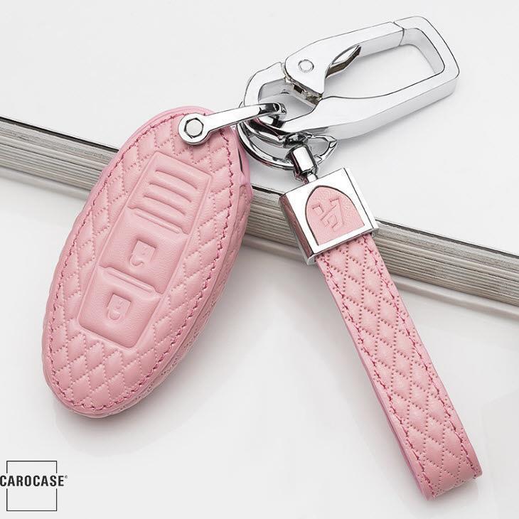 BLACK-ROSE leather key cover for Nissan key LEK4-N5