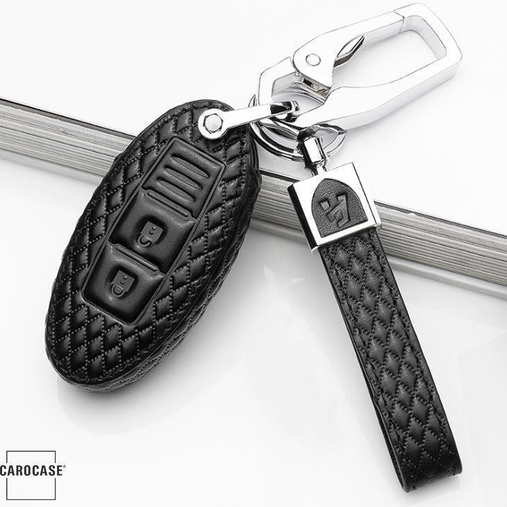 BLACK-ROSE leather key cover for Nissan key LEK4-N5