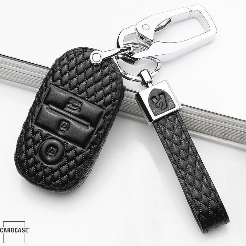 BLACK-ROSE leather key cover for Kia key LEK4-K7