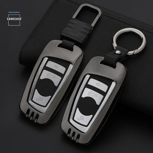 Aluminum hard shell key cover suitable for BMW car key HEK13-B4