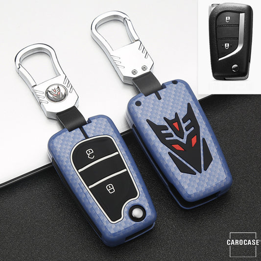 Luminescent key cover suitable for Toyota, Citroen, Peugeot car key HEK20-T1
