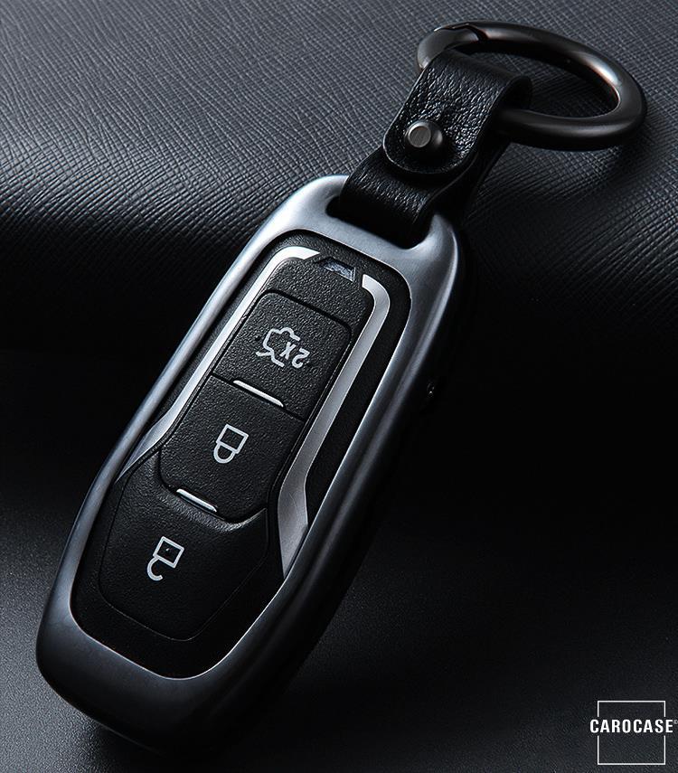 PREMIUM Alu Schlüssel Etui passend für Ford Autoschlüssel