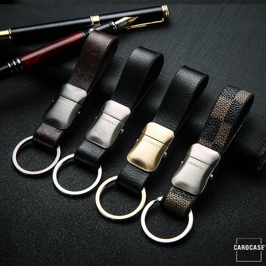 Premium key ring leather strap including key ring