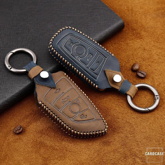 Premium leather cover suitable for BMW key + fob LEK60-B5