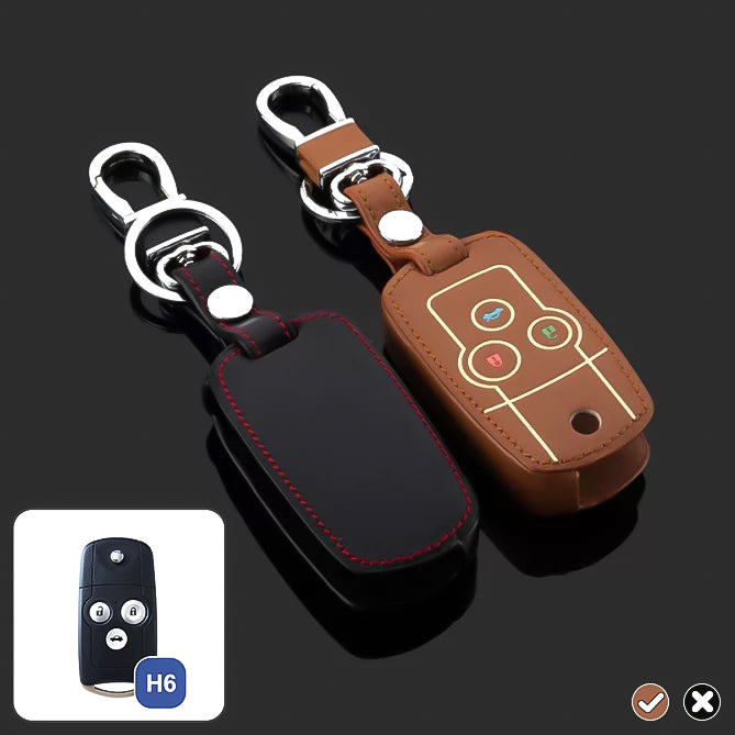 Leather key cover suitable for Honda keys LUMINOUS! LEK2-H6