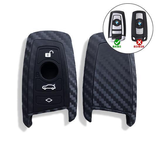 TPU key cover / protective cover (SEK10) suitable for BMW keys - black