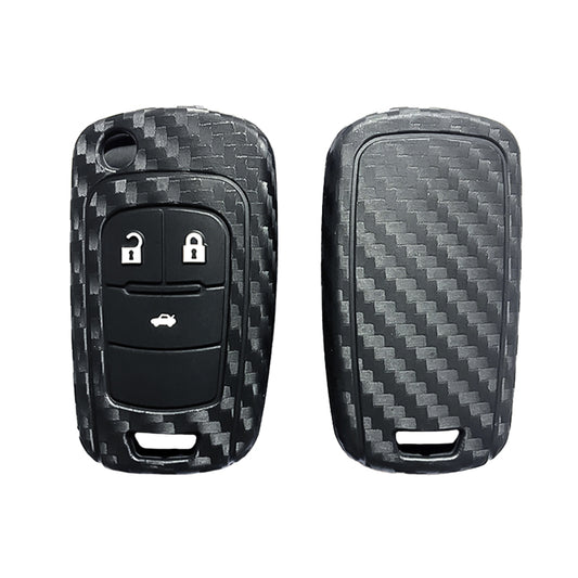 TPU key cover / protective cover (SEK10) suitable for Opel keys - black