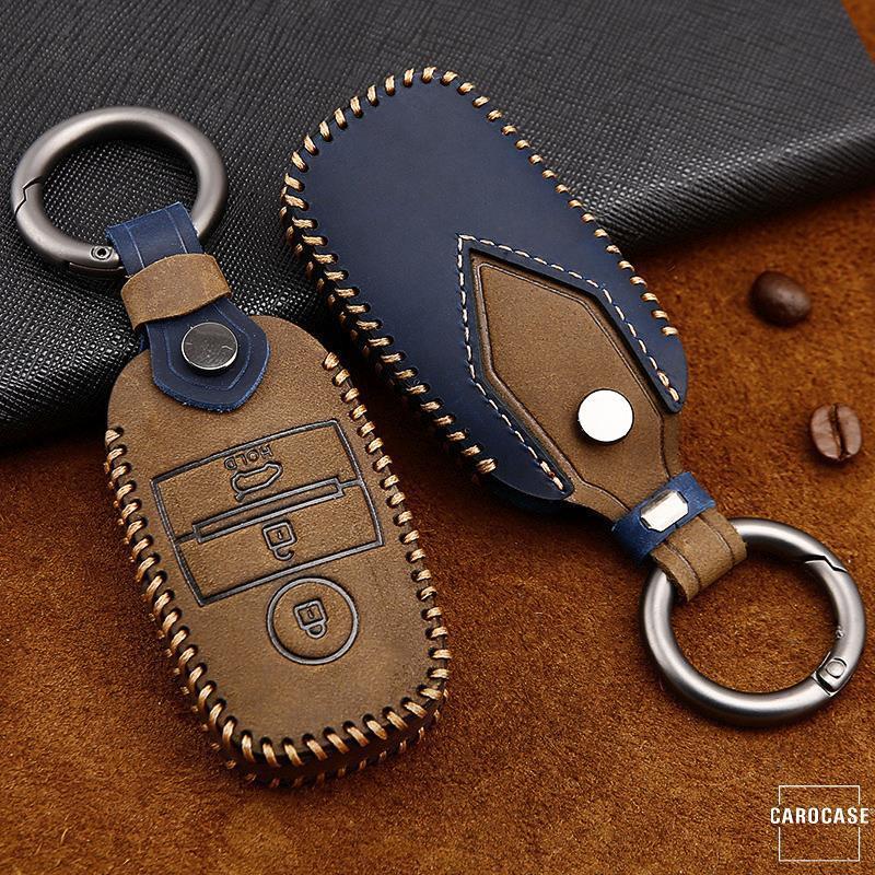 Premium leather cover suitable for Kia key + fob LEK60-K7