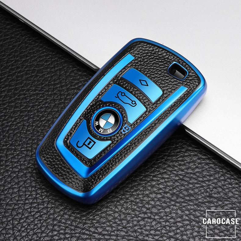 Silikon Leder-Look Schlüssel Cover passend für BMW Schlüssel