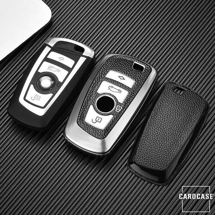 Silicone leather-look key cover suitable for BMW key SEK13-B5