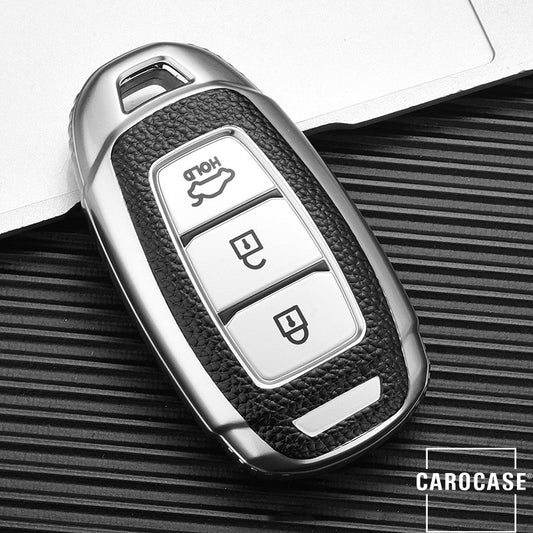 Silicone leather-look key cover suitable for Hyundai key SEK13-D9