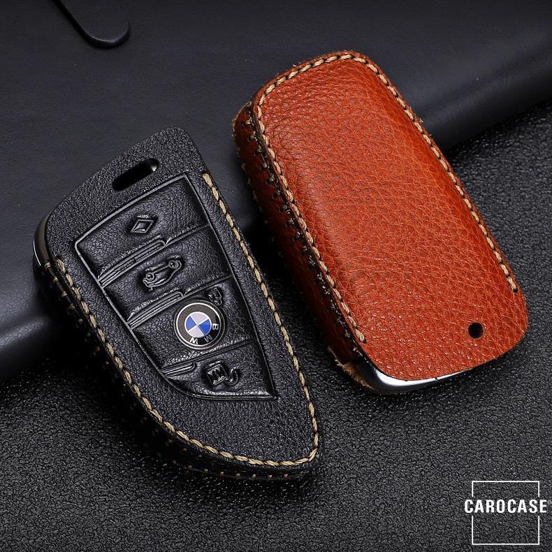 Premium leather key case suitable for BMW key LEK62-B5