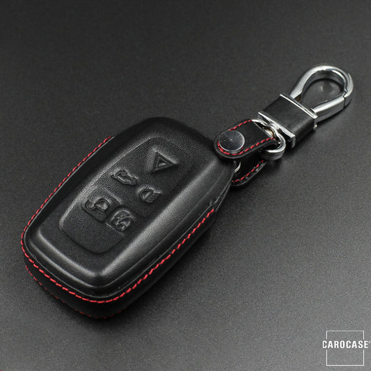 Leather hard shell cover suitable for Land Rover key black LEK48-LRA