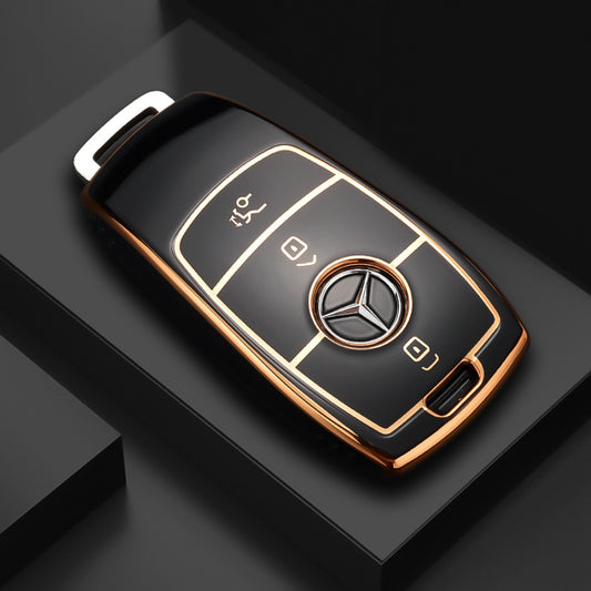 Glossy TPU key cover / protective cover (SEK18) suitable for Mercedes-Benz keys