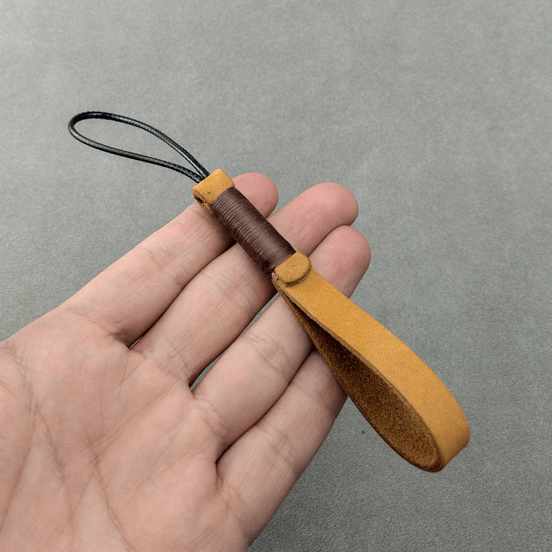 Premium keychain leather strap