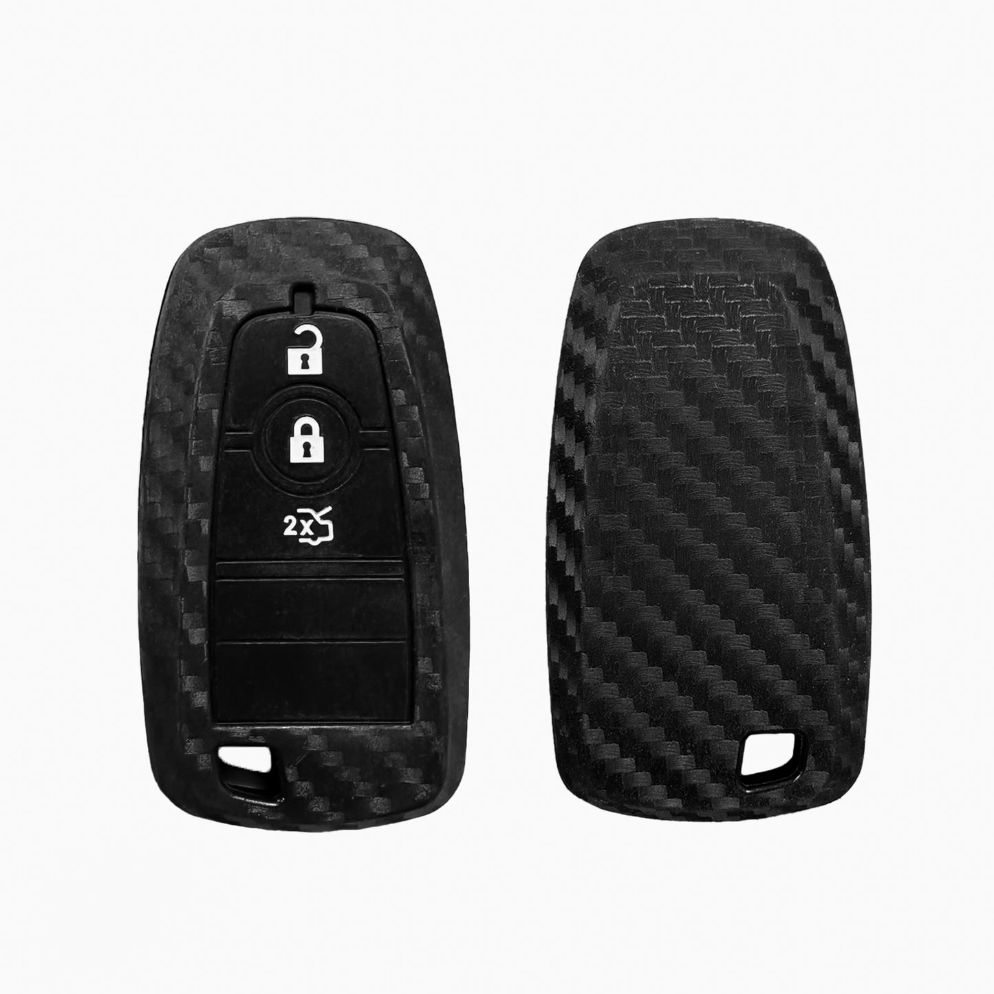 Housse de clé / housse de protection en TPU (SEK10) adaptée aux clés Ford - noir