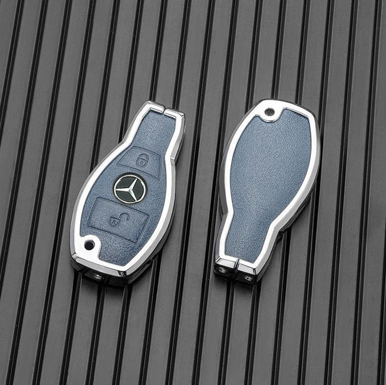 Housse de protection (HEK58) adaptée aux clés Mercedes-Benz avec porte-clés