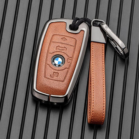 Housse de protection (HEK58) adaptée aux clés BMW avec porte-clés