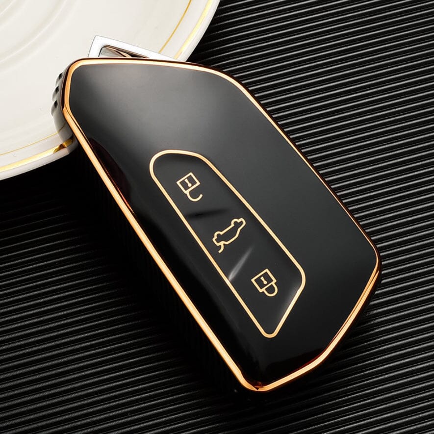 Glossy TPU Schlüsselhülle / Schutzhülle (SEK18) passend für Audi