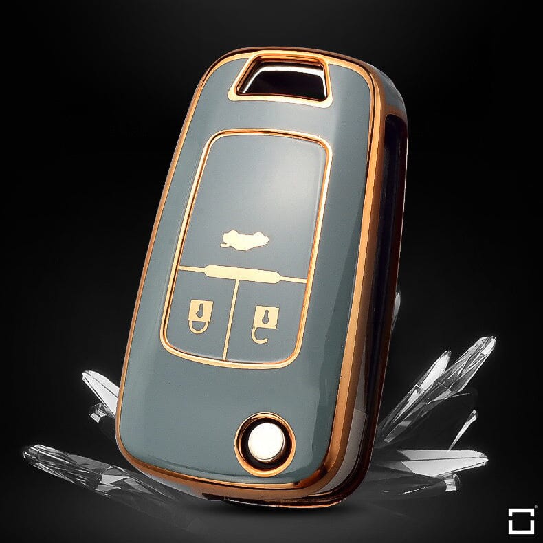 Glossy TPU Schlüsselhülle / Schutzhülle (SEK18) passend für Opel Schlüssel keyholster.com | the case company 