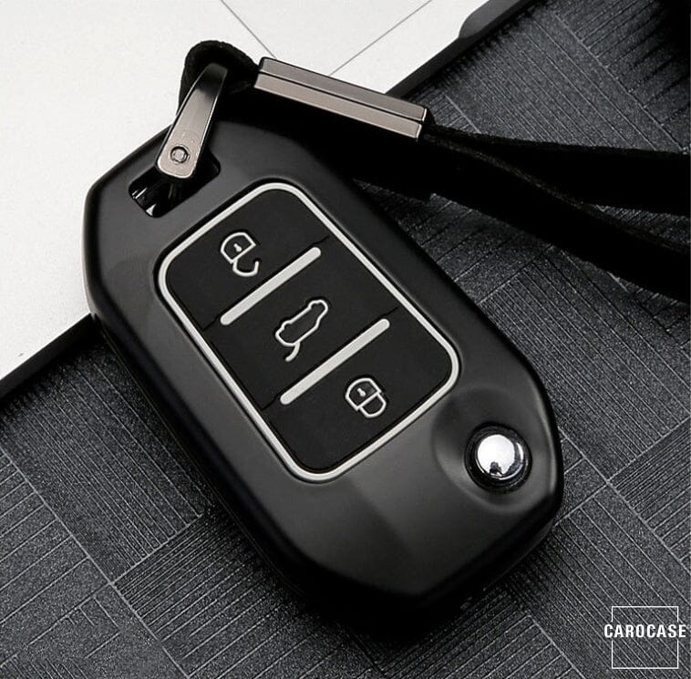 Hartschalen Etui Cover passend für Citroen, Peugeot Schlüssel HEK46-P3 keyholster.com | the case company 