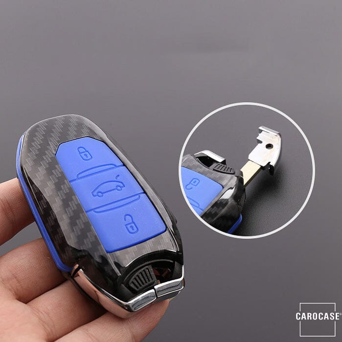 Hartschalen Etui Cover passend für Peugeot Schlüssel HEK33-P2 keyholster.com | the case company 