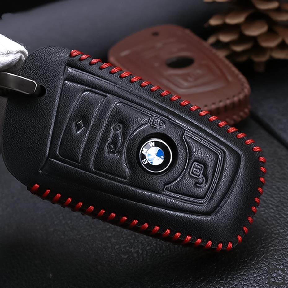 Leder Schlüssel Cover passend für BMW Schlüssel B4, B5 keyholster.com | the case company 