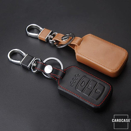 Leder Schlüssel Cover passend für Honda Schlüssel H12 keyholster.com | the case company 