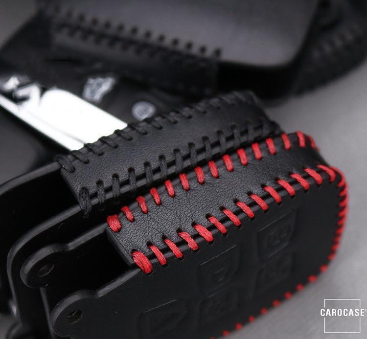 Leder Schlüssel Cover passend für Land Rover Schlüssel LR2 keyholster.com | the case company 