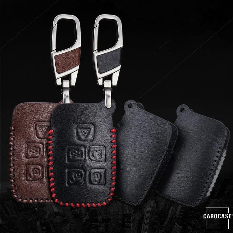 Leder Schlüssel Cover passend für Land Rover Schlüssel LR2 keyholster.com | the case company 