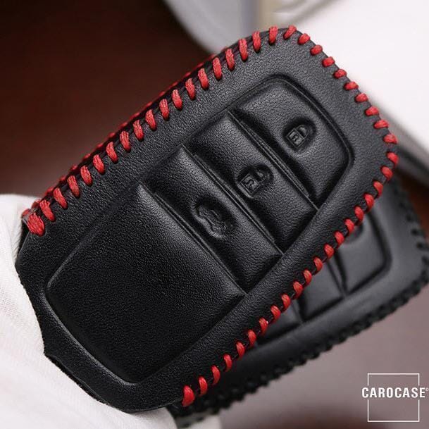 Leder Schlüssel Cover passend für Toyota Schlüssel T4 keyholster.com | the case company 