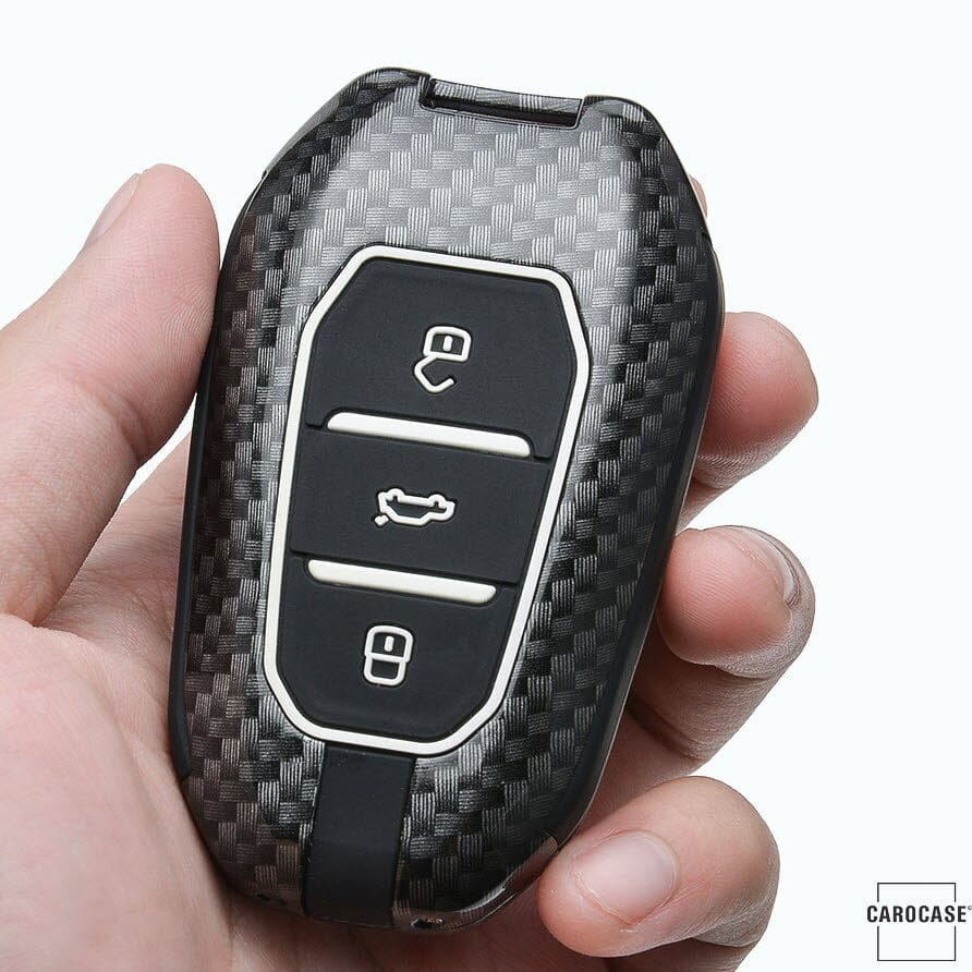 Nachleuchtende Schlüssel Cover passend für Opel, Citroen, Peugeot Autoschlüssel HEK20-P2 keyholster.com | the case company 