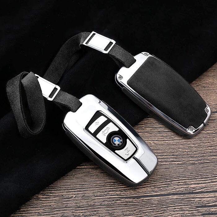 Schutzhülle Cover (HEK31) passend für BMW Schlüssel keyholster.com | the case company chrom/schwarz 