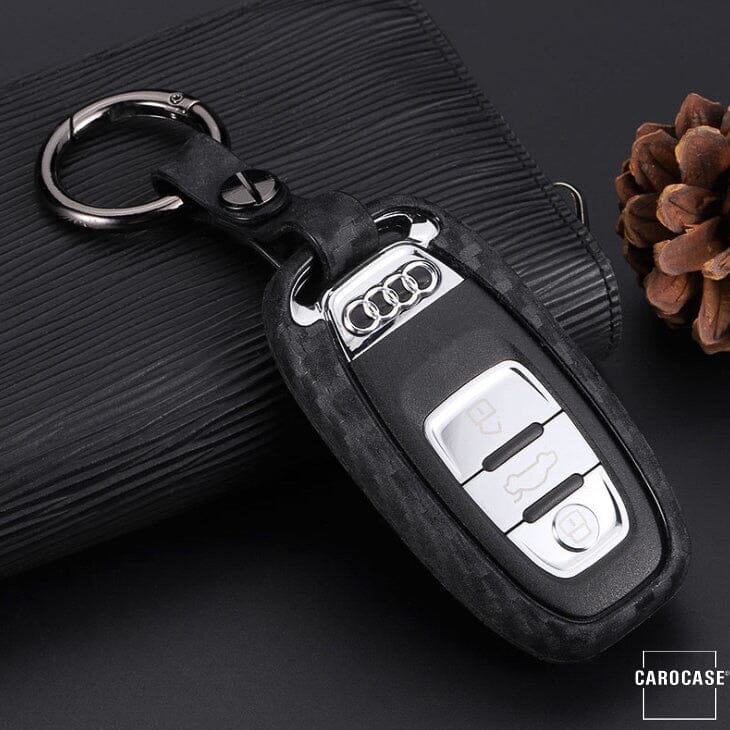 Hess Automobile - Original Audi Schlüsselcover Leder Schlüssel Blende