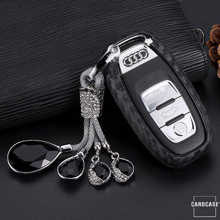 Für Audi Schlüsselcover Chrom 